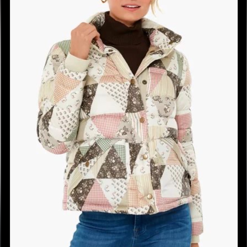 Tuckernuck Multicolor Patchwork Puffer Jacket - image 1
